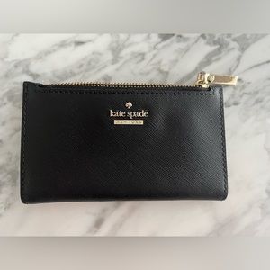 Kate Spade black leather wallet